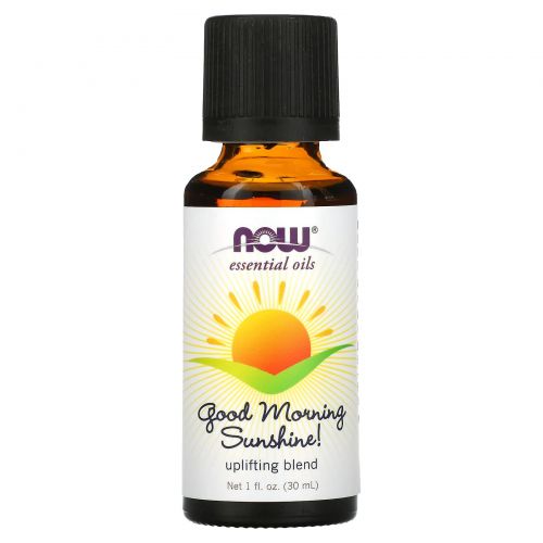 Now Foods, Эфирные масла Good Morning Sunshine, композиция для повышения настроения, 30 ml