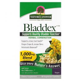 Nature's Answer, Пищевая добавка Bladdex, 1000 мг, 90 растительных капсул