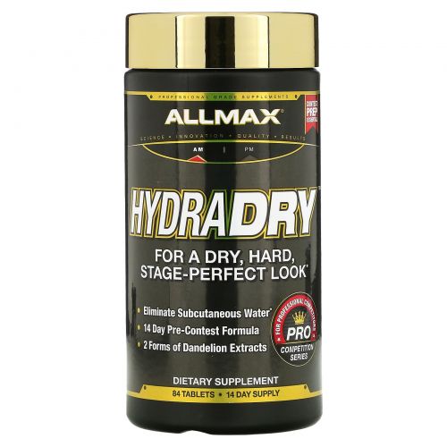 ALLMAX, HydraDRY, 84 Tablets