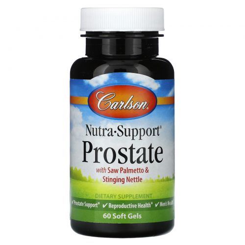 Carlson, Nutra-Support Prostate, 60 мягких таблеток