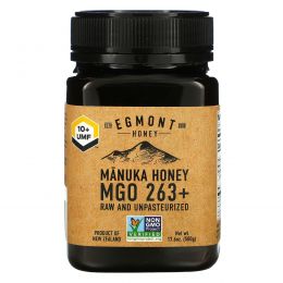 Egmont Honey, Manuka Honey, Raw And Unpasteurized, 263+ MGO, 17.6 oz (500 g)