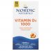 Nordic Naturals, Витамин D3, со вкусом апельсина, 1000 МЕ, 120 штук