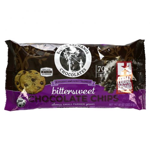 Equal Exchange, Organic, Chocolate Chips, Bittersweet, 10 oz (283.5 g)