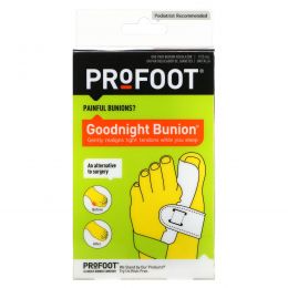 Profoot, Goodnight Bunion, регулятор Bunion, 1 пара