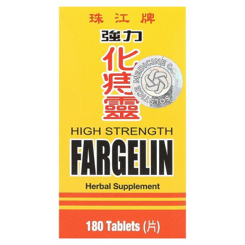 Chu Kiang Brand, фаргелин, высокоэффективный, 180 таблеток