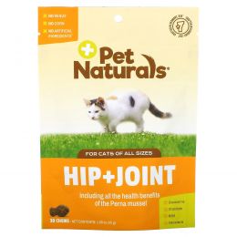 Pet Naturals of Vermont, Бедра и суставы, жевательные таблетки для кошек, 30 жевательных таблеток