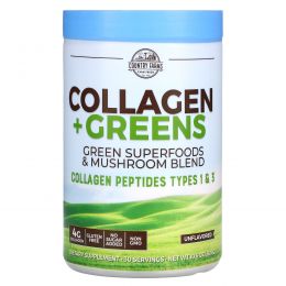 Country Farms, Collagen + Greens, Unflavored, 10.6 oz (300 g)