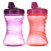 NUK, First Essentials, Fun Grips Hard Spout, Pink/Purple, 12+ Months,  2 Cups