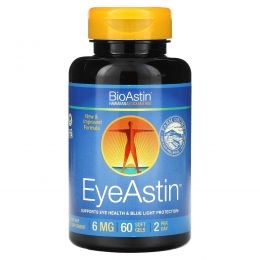 Nutrex Hawaii, EyeAstin, с чистым натуральным астаксантином, 60 мягких капсул