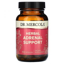 Dr. Mercola, Травяная поддержка надпочечников, 60 капсул