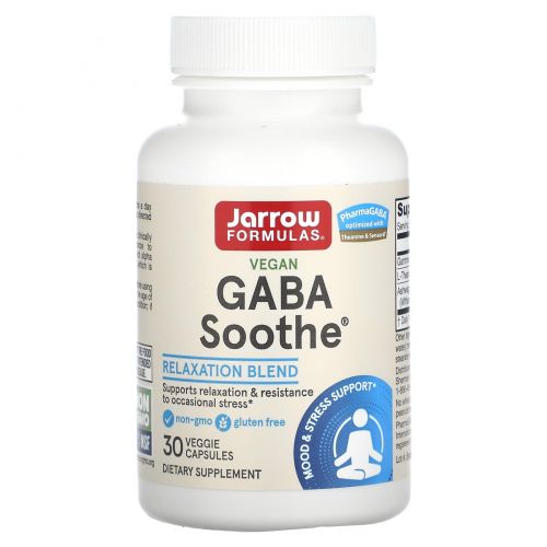 Jarrow Formulas, Успокоение GABA, 30 капсул