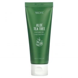 Nacific, Aloe Tea Tree, успокаивающий гель, 100 мл (3,38 жидк. Унции)