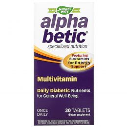 Nature's Way, Alpha Betic, мультивитамины, 30 таблеток