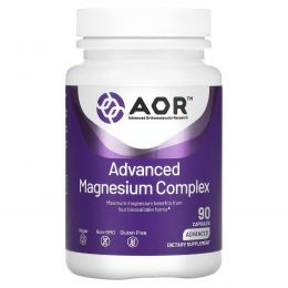 Advanced Orthomolecular Research AOR, Advanced Magnesium Complex, 90 Veggie Caps