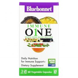 Bluebonnet Nutrition, Immune One, комплекс из цельных продуктов, 60 растительных капсул