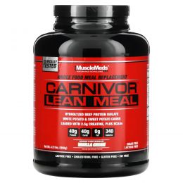 MuscleMeds, Carnivor Lean Meal, со вкусом ванильного крема, 1910 г (4,21 фунта)