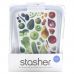 Stasher, Reusable Silicone Food Bag, Half Gallon Bag, Clear, 64.2 fl oz (1.92 l)