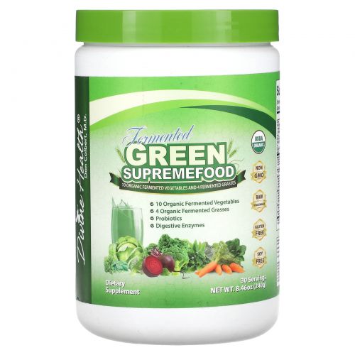 Divine Health, Fermented Green Supremefood, ферментированный зеленый продукт, 240 г (8,46 унции)