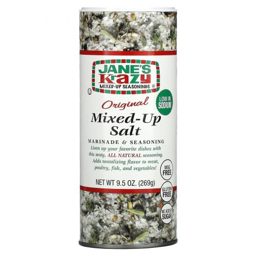 Jane's Krazy, Marinade & Seasoning, Original Mixed-Up Salt, 9.5 oz (269 g)