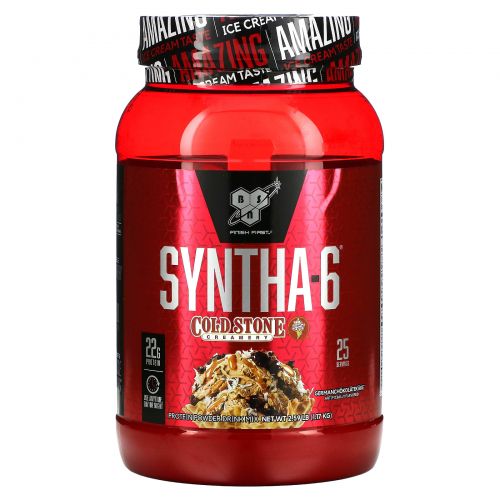 BSN, Syntha-6, Cold Stone Creamery, GERMANCHOKOLATEKAKE, 2.59 lb (1.17 kg)