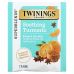 Twinings, Успокаивающий травяной чай, куркума, апельсин и анис звездчатый, без кофеина, 18 пакетиков по 1,27 унц. (36 г)