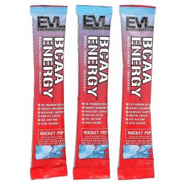 EVLution Nutrition, BCAA Energy, Rocket Pop, 3 пакетика по 9,4 г (0,33 унции)