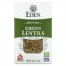 Eden Foods, Organic, зеленая чечевица, 16 унций (454 г)