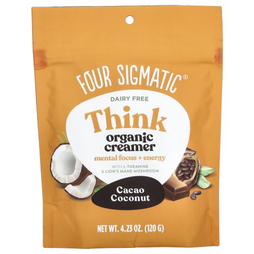 Four Sigmatic, Органические сливки, какао и кокос, 120 г (4,23 унции)