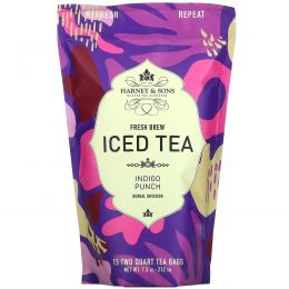 Harney & Sons, Fresh Brew Iced Tea, Indigo Punch Herbal Infusion, 7.5 oz (212 g)