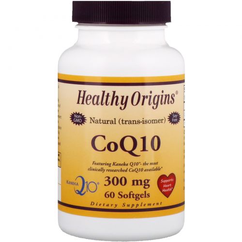 Healthy Origins, Коэнзим Q10, (Kaneka Q10), 300 мг, 60 капсул