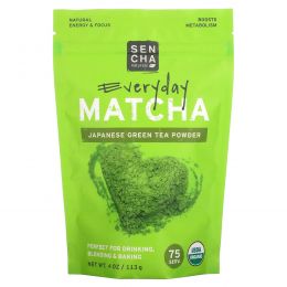 Sencha Naturals, Маття, порошковый зеленый чай для повседневного чаепития, 4 унции (113 г)