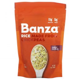 Banza, Рис из нута, чесночное и оливковое масло, 198 г (7 унций)