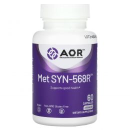 Advanced Orthomolecular Research AOR, Met SYN-568R, 60 растительных капсул