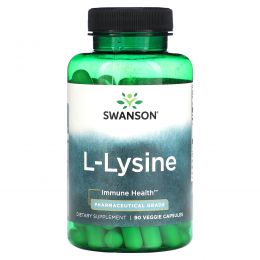 Swanson, L-лизин`` 90 растительных капсул