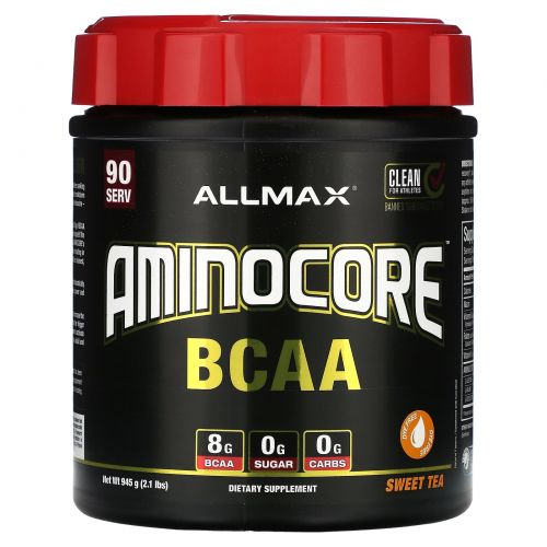 ALLMAX, Amino Core BCAA, сладкий чай, 945 г (2,1 фунта)