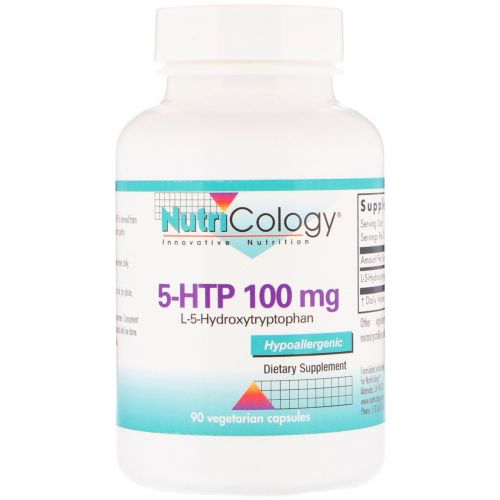 Nutricology, 5-HTP, 100 mg, 90 Vegetarian Capsules