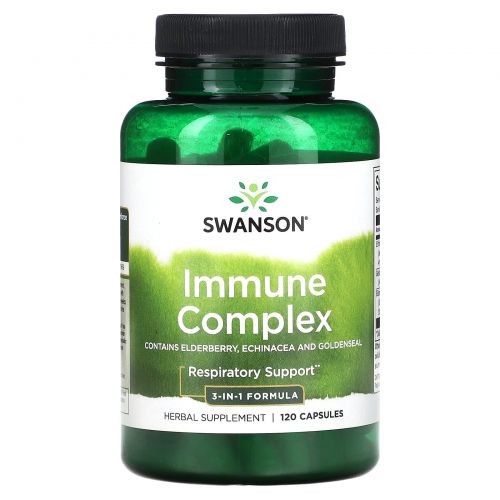 Swanson, Immune Complex, 120 капсул