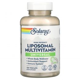 Solaray, Липосомальные мультивитамины, универсальные, 120 растительных капсул