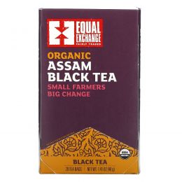 Equal Exchange, Organic Assam Black Tea, 20 Tea Bags, 1.41 oz (40 g)