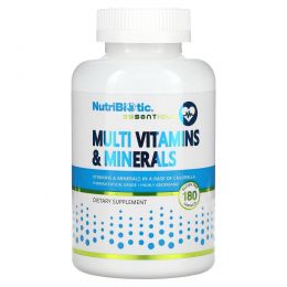 NutriBiotic, Гипоаллергенные мультивитамины, 180 капсул