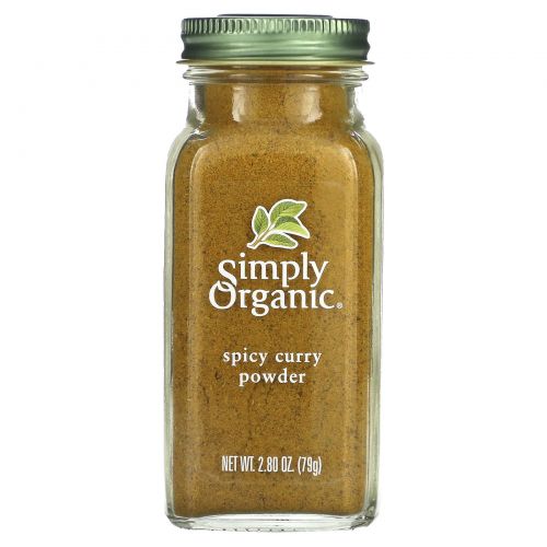 Simply Organic, Острый порошок карри, 79 г