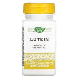 Nature's Way, Лютеин, 20 мг, 60 мягких желатиновых капсул
