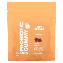 JoySpring, детские жевательные таблетки с пробиотиками, со вкусом ягод, 60 жевательных таблеток