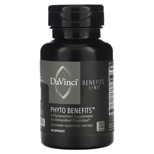 DaVinci Laboratories of Vermont, Benefits Line, Phyto Benefits, 30 капсул