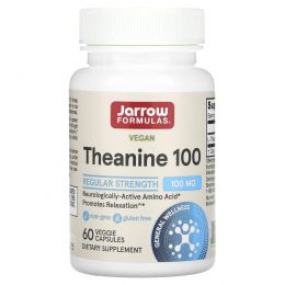 Jarrow Formulas, Теанин 100, 100 мг, 60 капсул