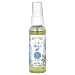 Aura Cacia, спрей для туалета, Ocean Air, 60 мл (2 жидк. унции)