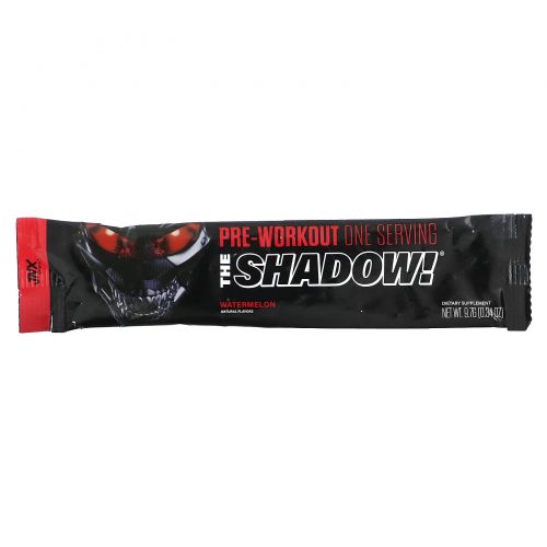 JNX Sports, The Shadow, перед тренировкой, арбуз, 1 шт., 9,7 г (0,34 унции)
