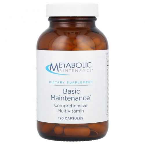 Metabolic Maintenance, базовое средство для поддержания здоровья, 120 капсул
