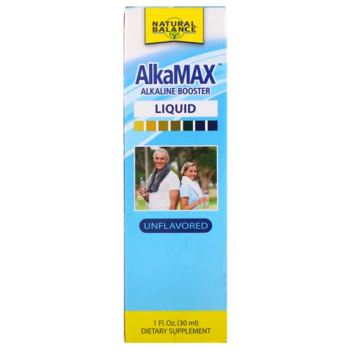 Natural Balance, AlkaMax, жидкий алкалиновый бустер, без запаха, 1 ж. унц. (30 мл)