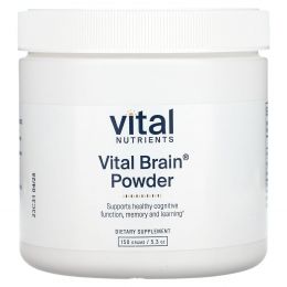 Vital Nutrients, Vital Brain Powder, мозговой порошок, 150 г (5,3 унции)